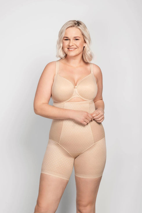 Ulla Meghan High-rise long-leg shorts